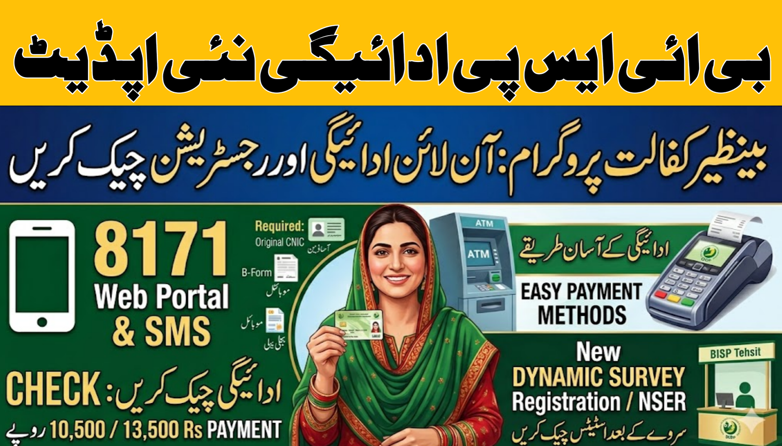 Check Your BISP 8171 Payment Online